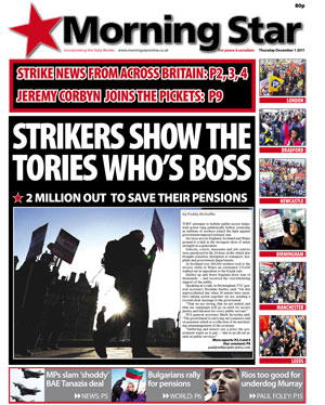 UK: 2 million strike to save their pensions