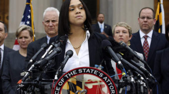 Baltimore prosecutor brings murder, manslaughter charges against six police