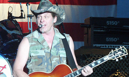 Ted Nugent shoots his mouth off after Obama gun control remarks