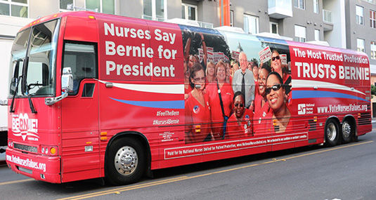 Nurses union says for them it’s Sanders all the way