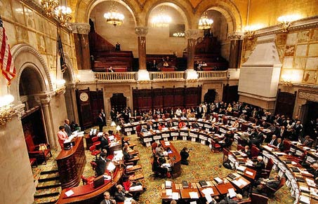 NY Republicans grab power in state Senate