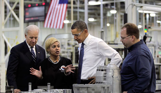 At UAW legislative conference, Obama defends auto bailout