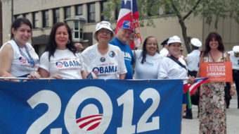 Puerto Rican parade features Latinos for Obama
