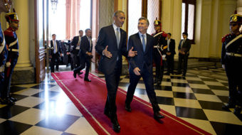 Argentina’s new government accepts U. S. military bases