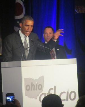 Ohio labor rallies for Obama