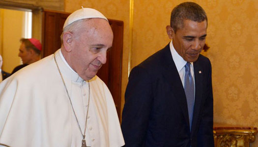 Obama, Francis find common ground on income inequality