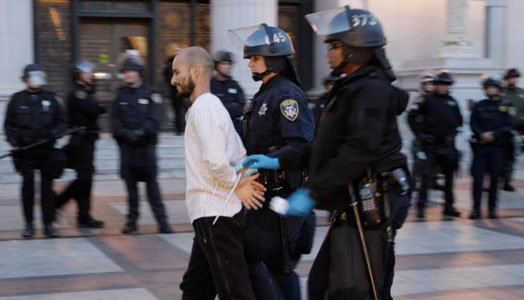 Police again evict Occupy Oakland’s tent city