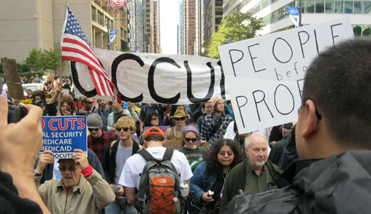 Occupy Wall Street is the voice of America