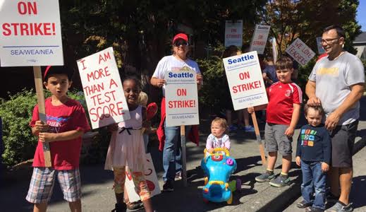 Seattle teacher’s strike solid on day four