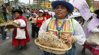 Peru mine conflict pits David against Goliath