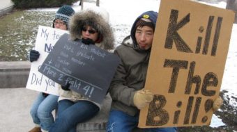 Latinos condemn Wisconsin anti-worker bill