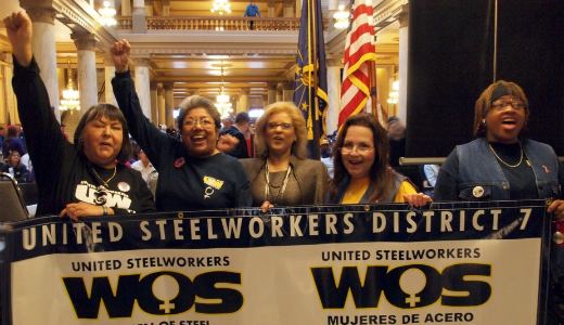 Indiana Statehouse rings with “we are one!” (with video)