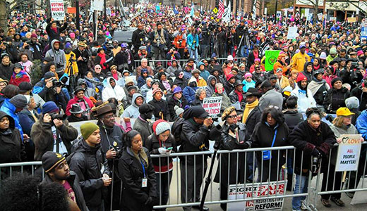 The sun shone on massive North Carolina Moral March