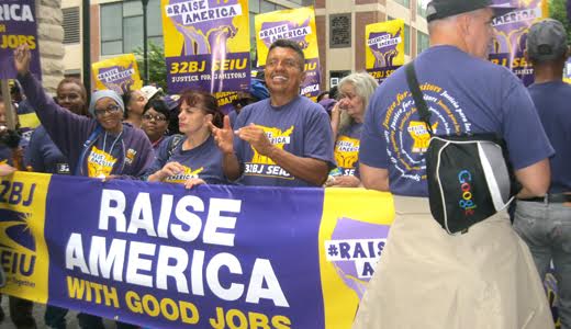 SEIU members: “When we fight, we win!”