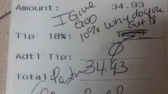 Pastor pits God vs. common courtesy at Applebee’s