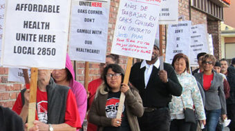 Restaurant workers picket for fair contract and respect