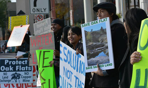 Apache Stronghold caravan seeks to save sacred site from mining giant