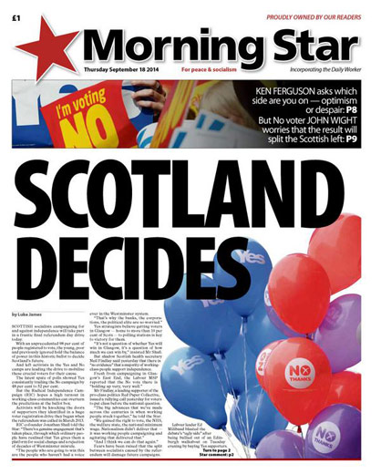 Scotland: In the wake of referendum “No” result