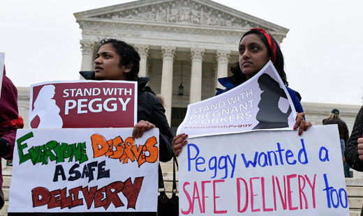 Justices tackle pregnancy discrimination