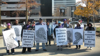 Missouri janitors fight poverty wages