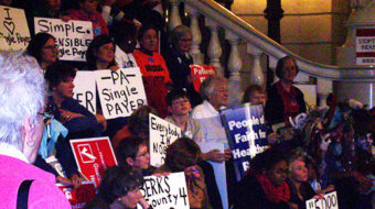 PA rally backs single payer bills