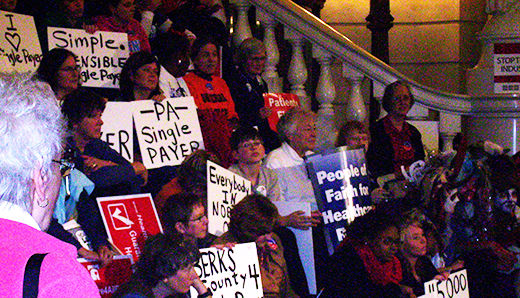 PA rally backs single payer bills