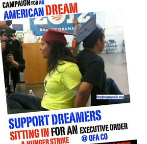 DREAMers end sit-in at Obama office