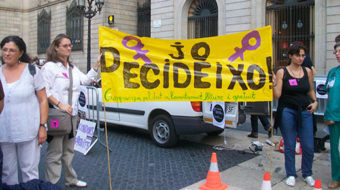 Spanish women demand abortion rights