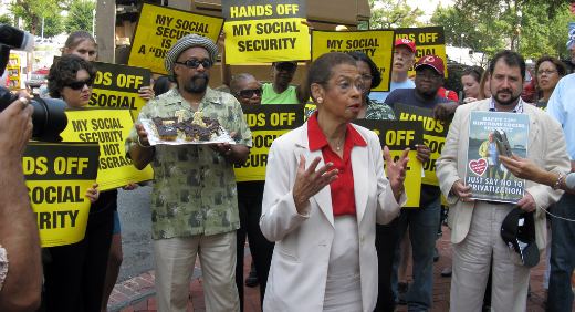Pickets in 31 states slam Social Security cuts