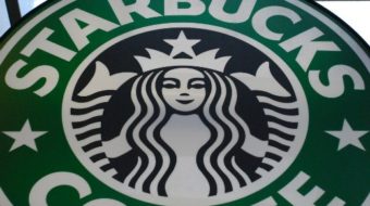 Workers celebrate victory over Starbucks