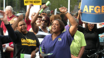 Governor calls unions the voice of American workers