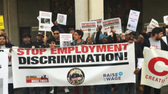 Workers tell Los Angeles: Stop job discrimination!