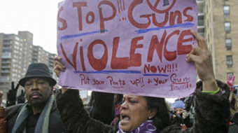 Thousands in Harlem rally against gun violence
