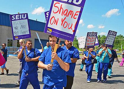 St. Paul laundry workers picket for fair contract