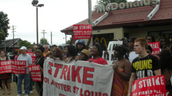 Fast-food workers super-size protests in Missouri and elsewhere