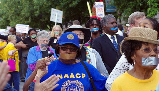 Early voting runs strong against GOP in North Carolina