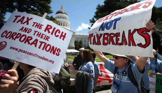 Unions mount effort to end Bush tax cuts