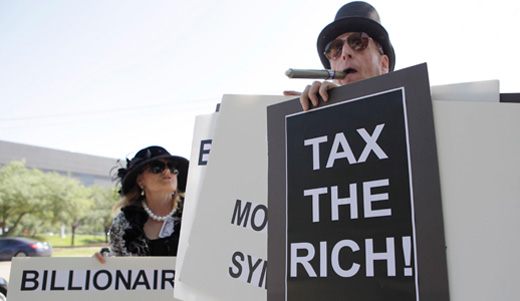 The 99%, as citizen tax enforcers, highlight Buffet Rule