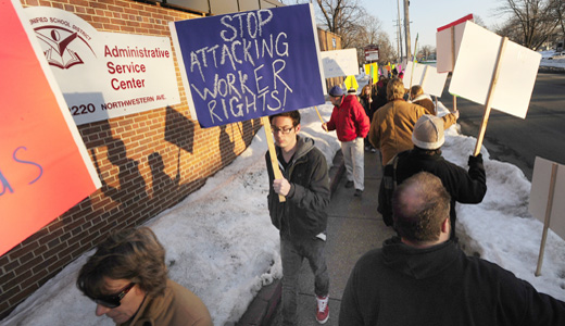 16,000 marched on Wisconsin’s capital fighting for democracy