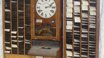 Today in labor history: Employee time clock invented