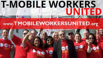 Workers at a New York T-Mobile outlet go union