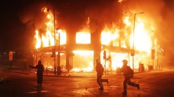 British riots spurred by “greed is good” society