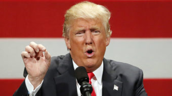 Trump tries to drive a wedge between Democrats on trade