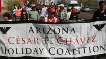 Tucson’s Cesar Chavez march says “Save ethnic studies”