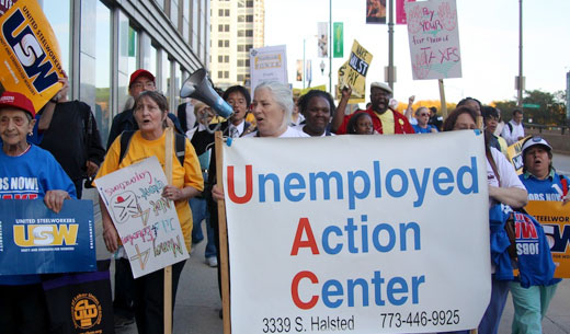 Chicago fight back week for jobs (with video)