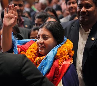 Nepal’s parliament elects nation’s first female president