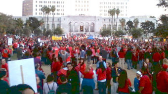 Negotiate now or face a strike, say L.A. teachers