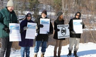 Connecticut activists gather to prevent a climate crime