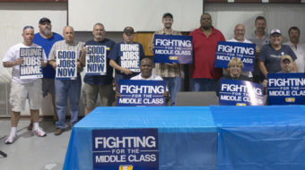Steelworkers push for jobs plank in Dem platform