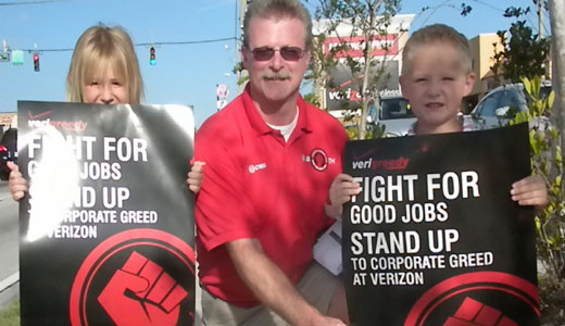 Workers across the country slam Verizon for refusing to talk